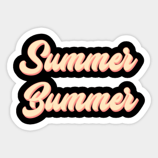 Summer Bummer Sticker